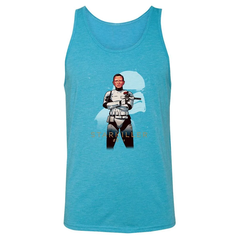 Unisex Jersey Tank - PA9FS9AT - Aqua Triblend - 3