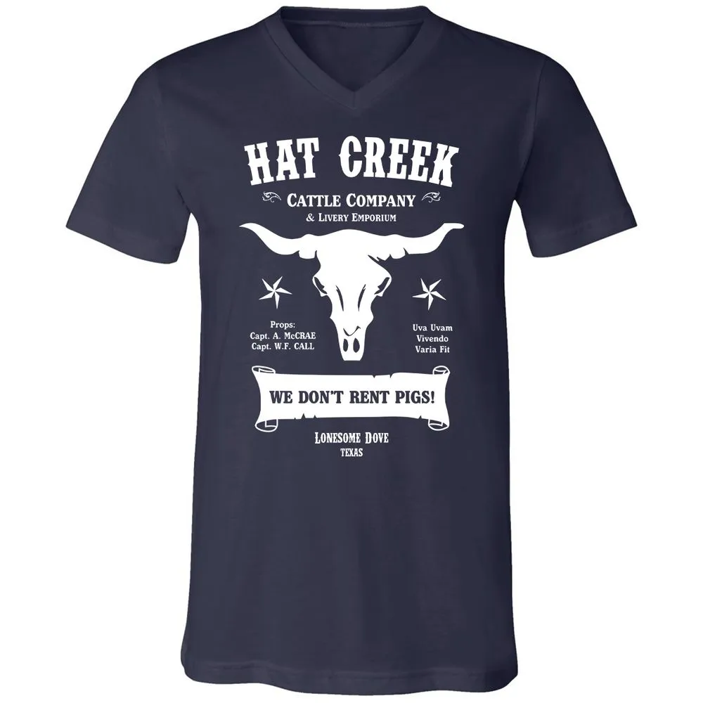 Unisex V-Neck T-Shirt - 5ENF3MHS - Navy - 2