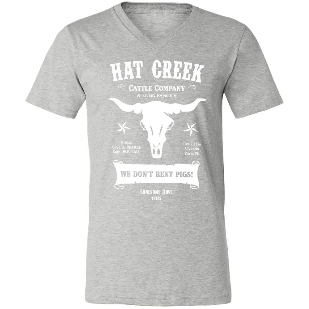 Unisex V-Neck T-Shirt - 5ENF3MHS - Athletic Heather - 7