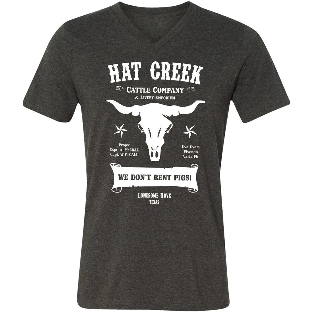 Unisex V-Neck T-Shirt - 5ENF3MHS - Dark Grey Heather - 8