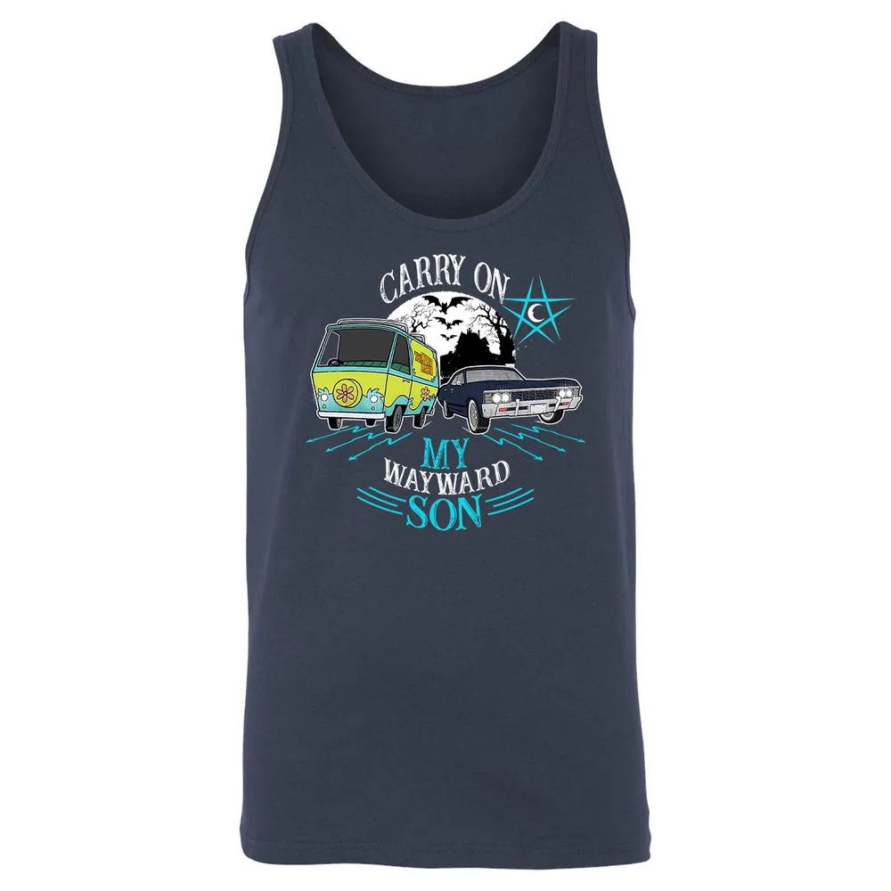 Unisex Jersey Tank - X1CE51QF - Navy - 2