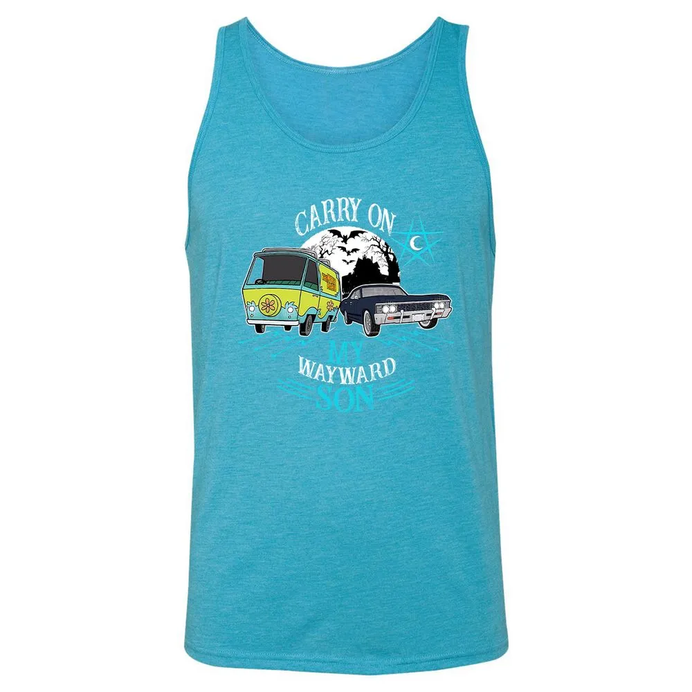 Unisex Jersey Tank - X1CE51QF - Aqua Triblend - 3