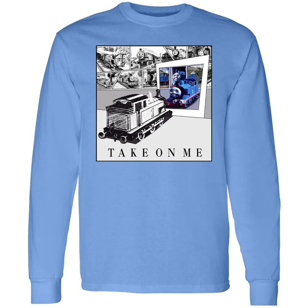Long Sleeve T-Shirt - 7QH2LYBP - Carolina Blue - 12