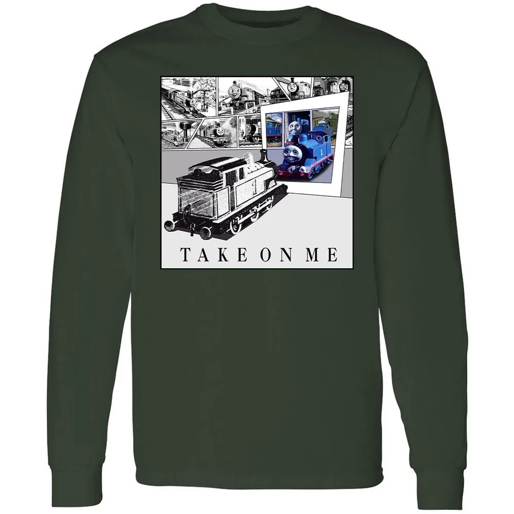 Long Sleeve T-Shirt - 7QH2LYBP - Forest Green - 4