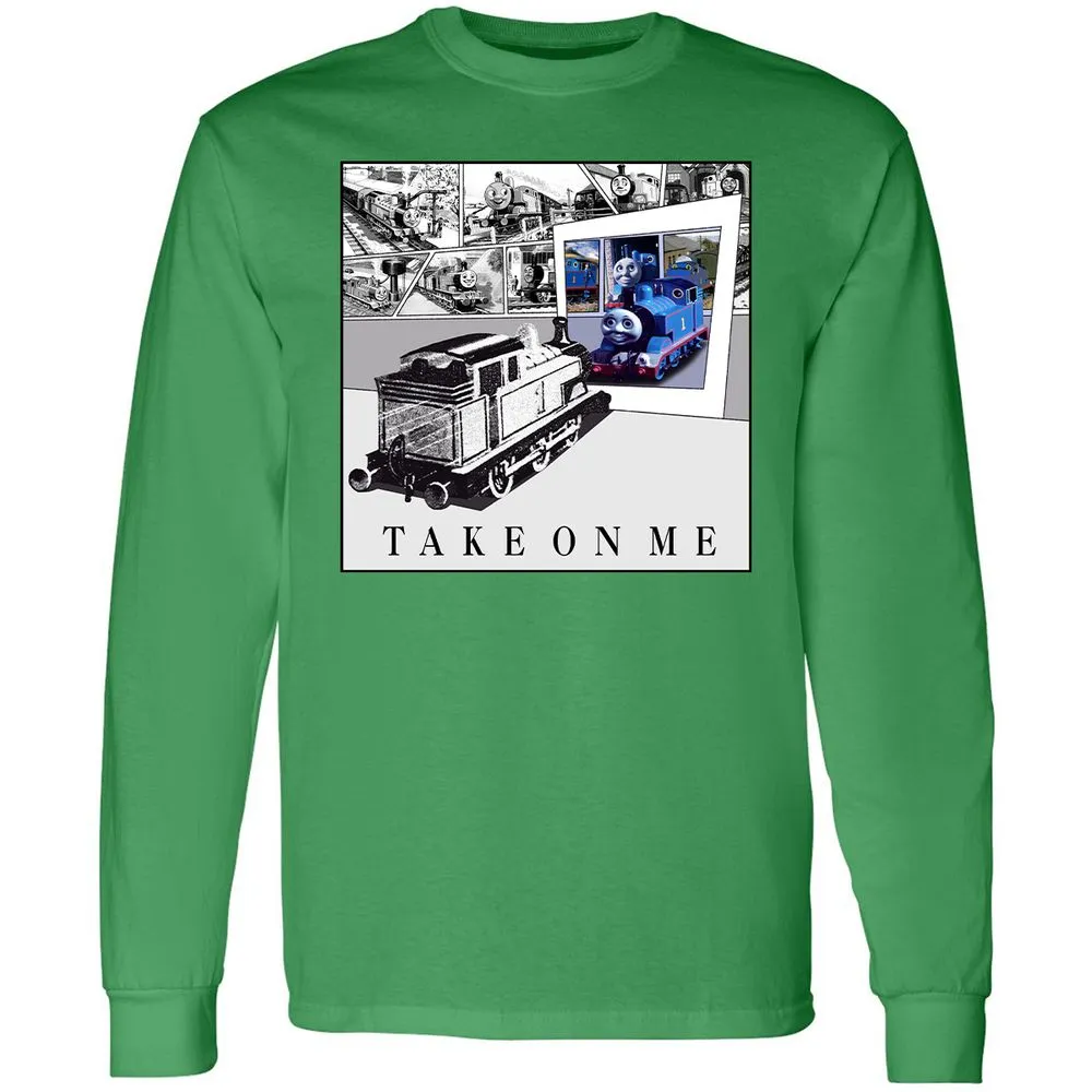 Long Sleeve T-Shirt - 7QH2LYBP - Irish Green - 10