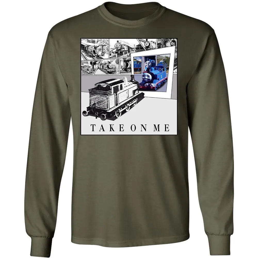Long Sleeve T-Shirt - 7QH2LYBP - Military Green - 16