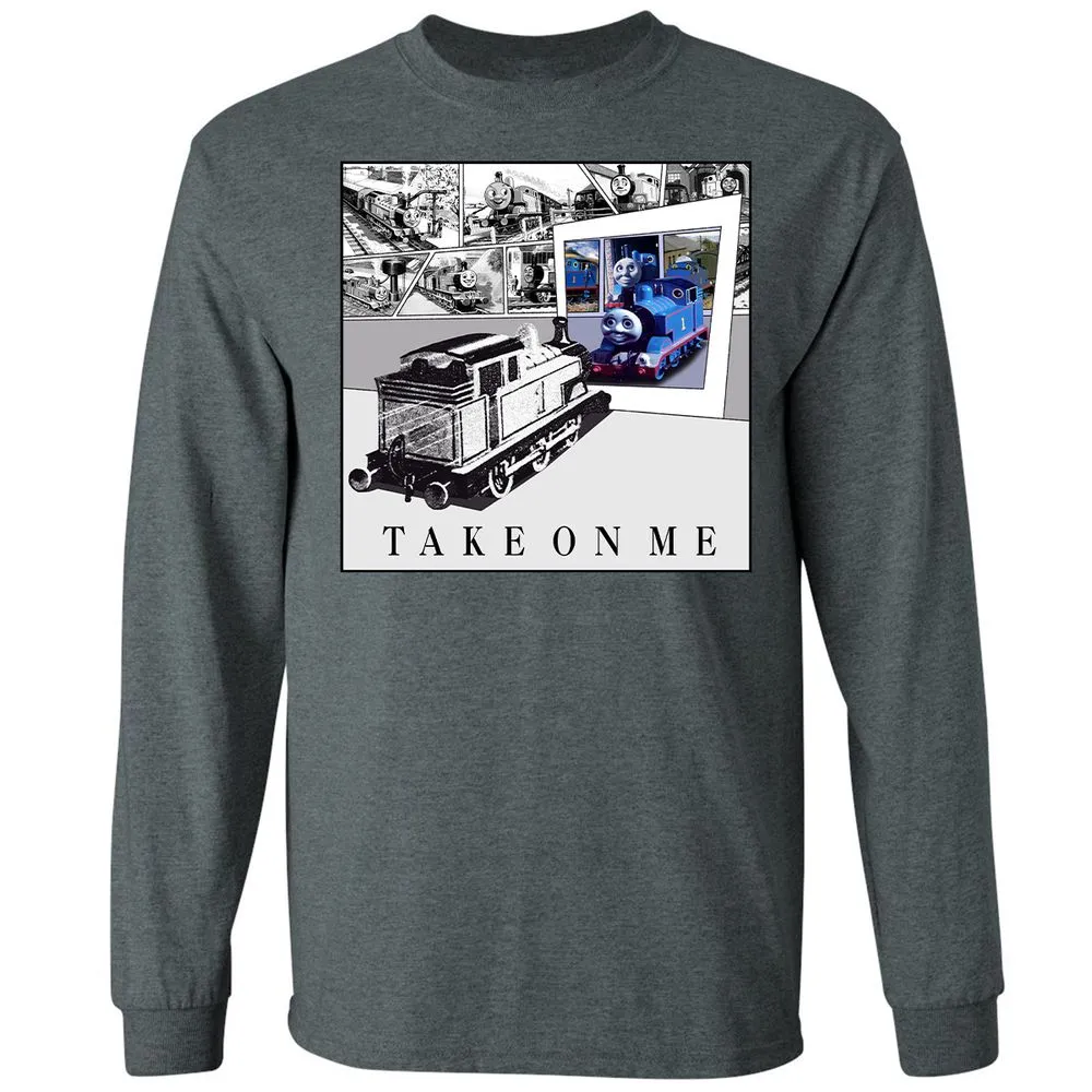 Long Sleeve T-Shirt - 7QH2LYBP - Dark Heather - 15