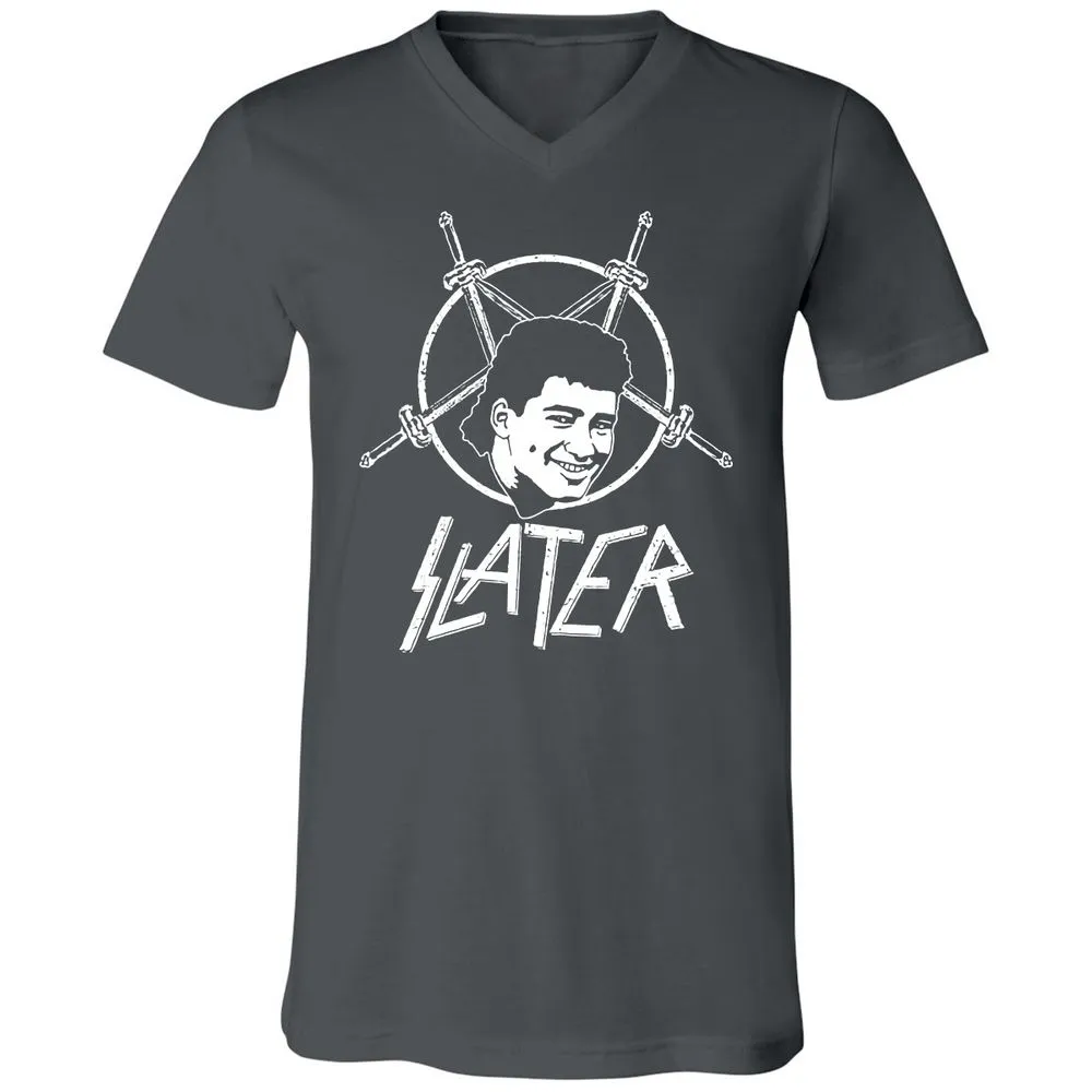 Unisex V-Neck T-Shirt - 34LB78F5 - Asphalt - 12