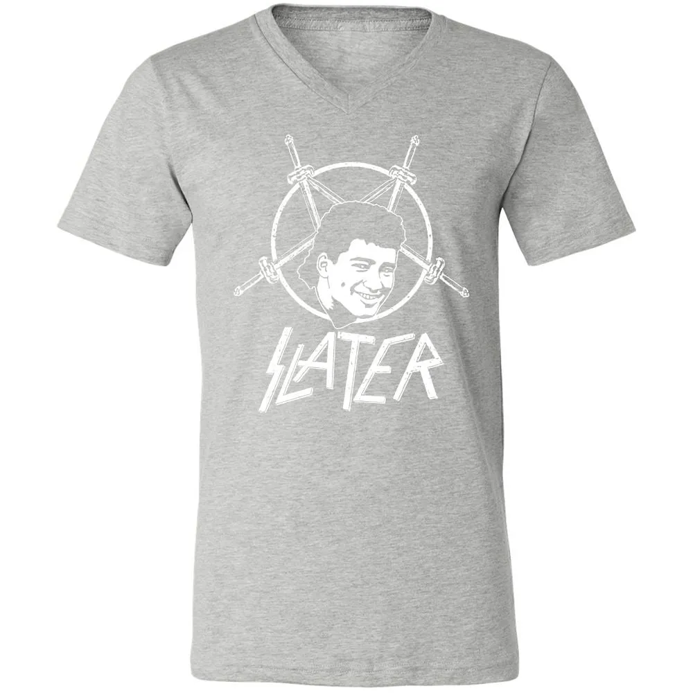 Unisex V-Neck T-Shirt - 34LB78F5 - Athletic Heather - 7