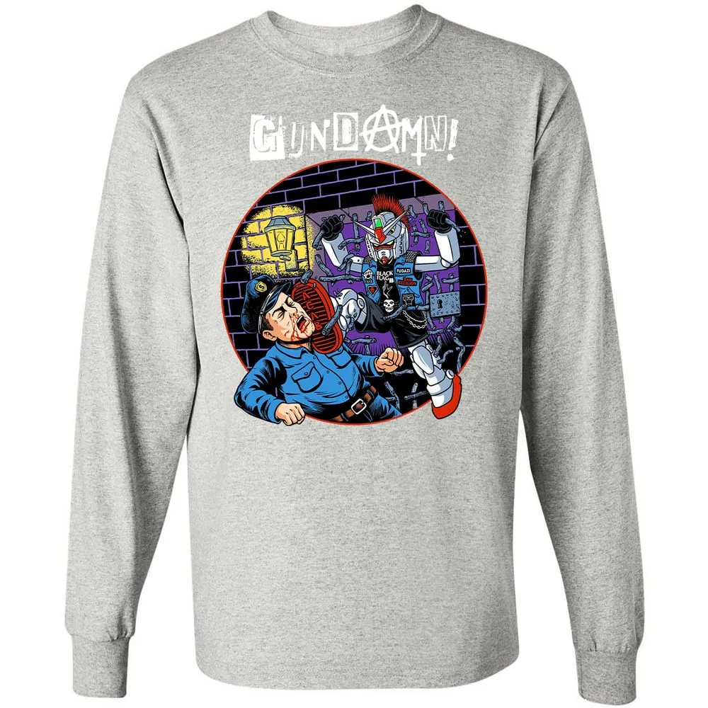 Long Sleeve T-Shirt - GXH5NS96 - Ash - 7