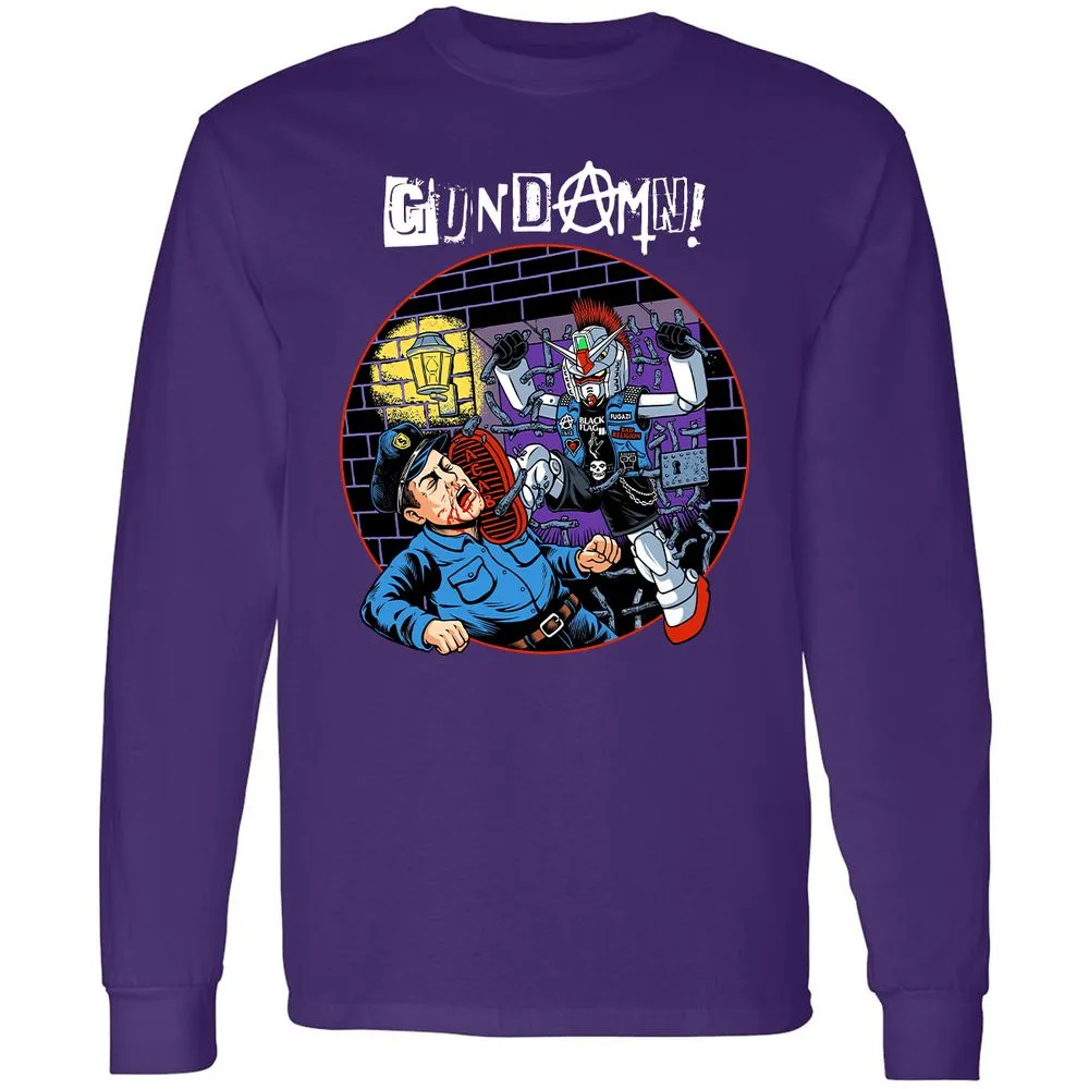 Long Sleeve T-Shirt - GXH5NS96 - Purple - 13