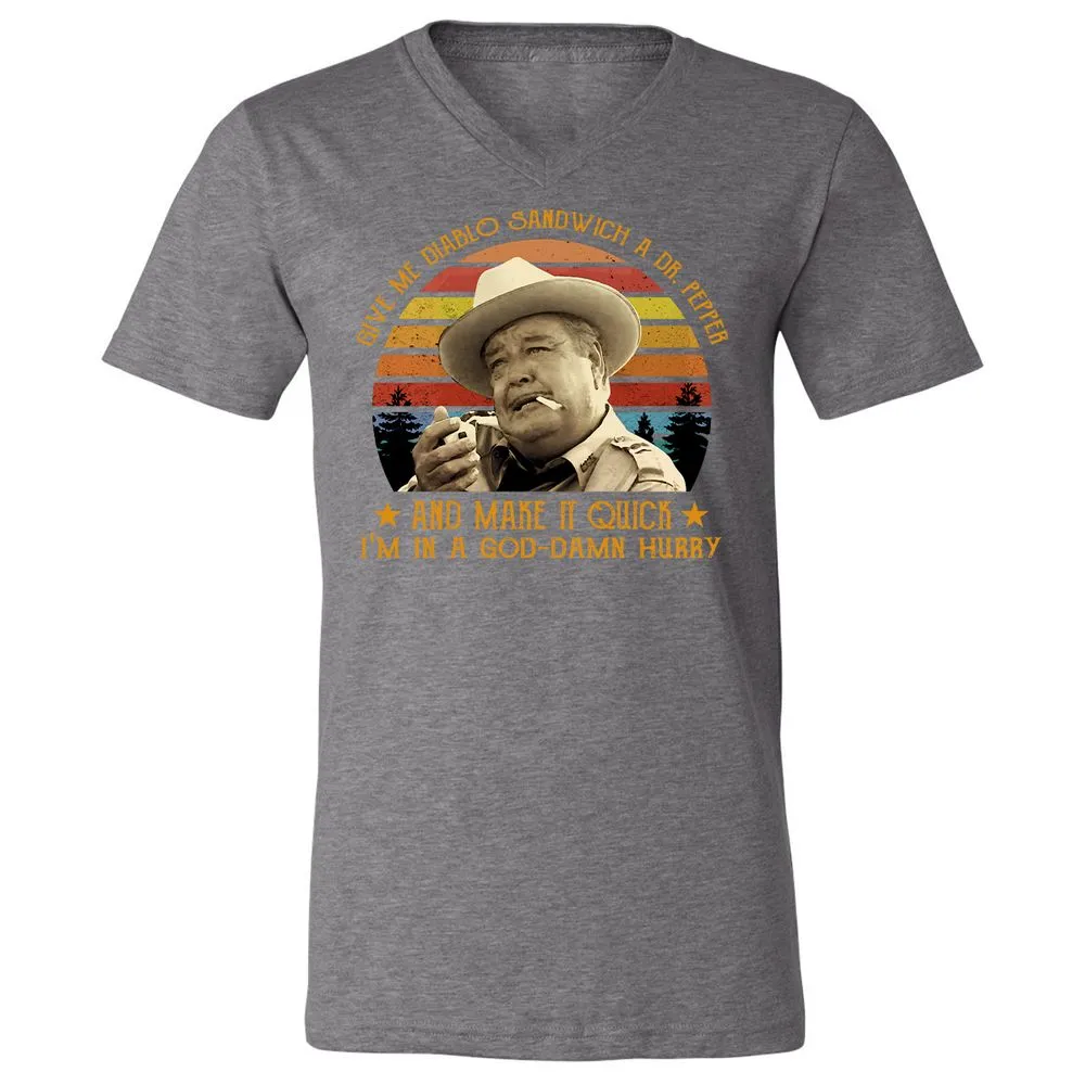 Unisex V-Neck T-Shirt - BC1VNWB1 - Deep Heather - 13