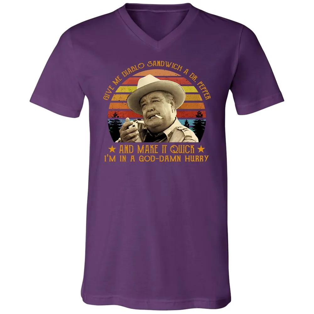 Unisex V-Neck T-Shirt - BC1VNWB1 - Team Purple - 9