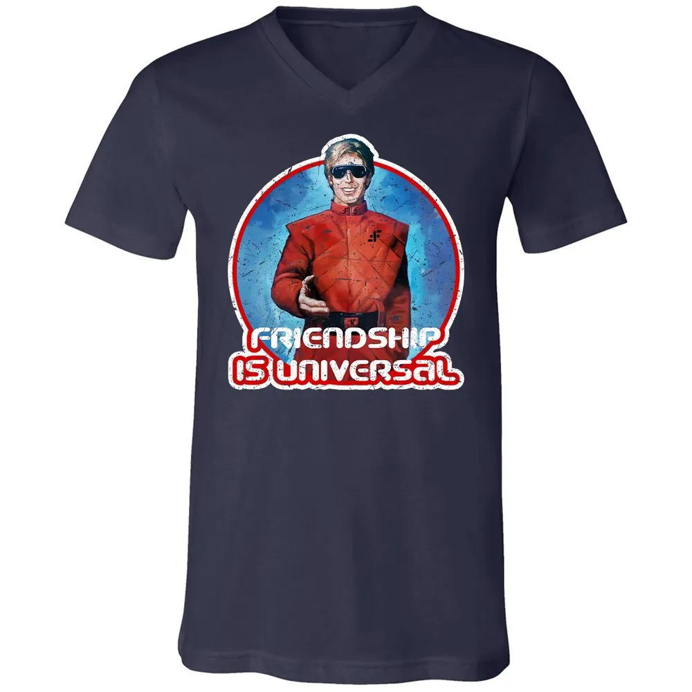 Unisex V-Neck T-Shirt - 7V5EEF2R - Navy - 2
