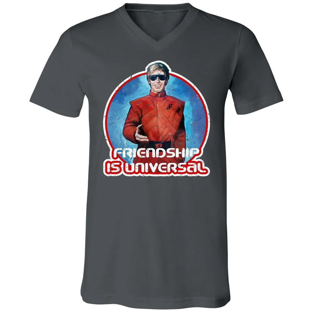 Unisex V-Neck T-Shirt - 7V5EEF2R - Asphalt - 12
