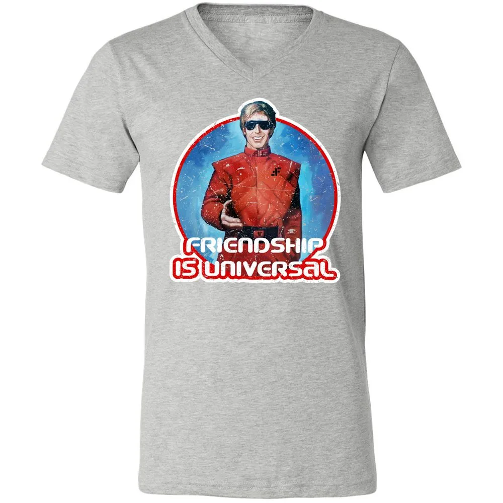 Unisex V-Neck T-Shirt - 7V5EEF2R - Athletic Heather - 7