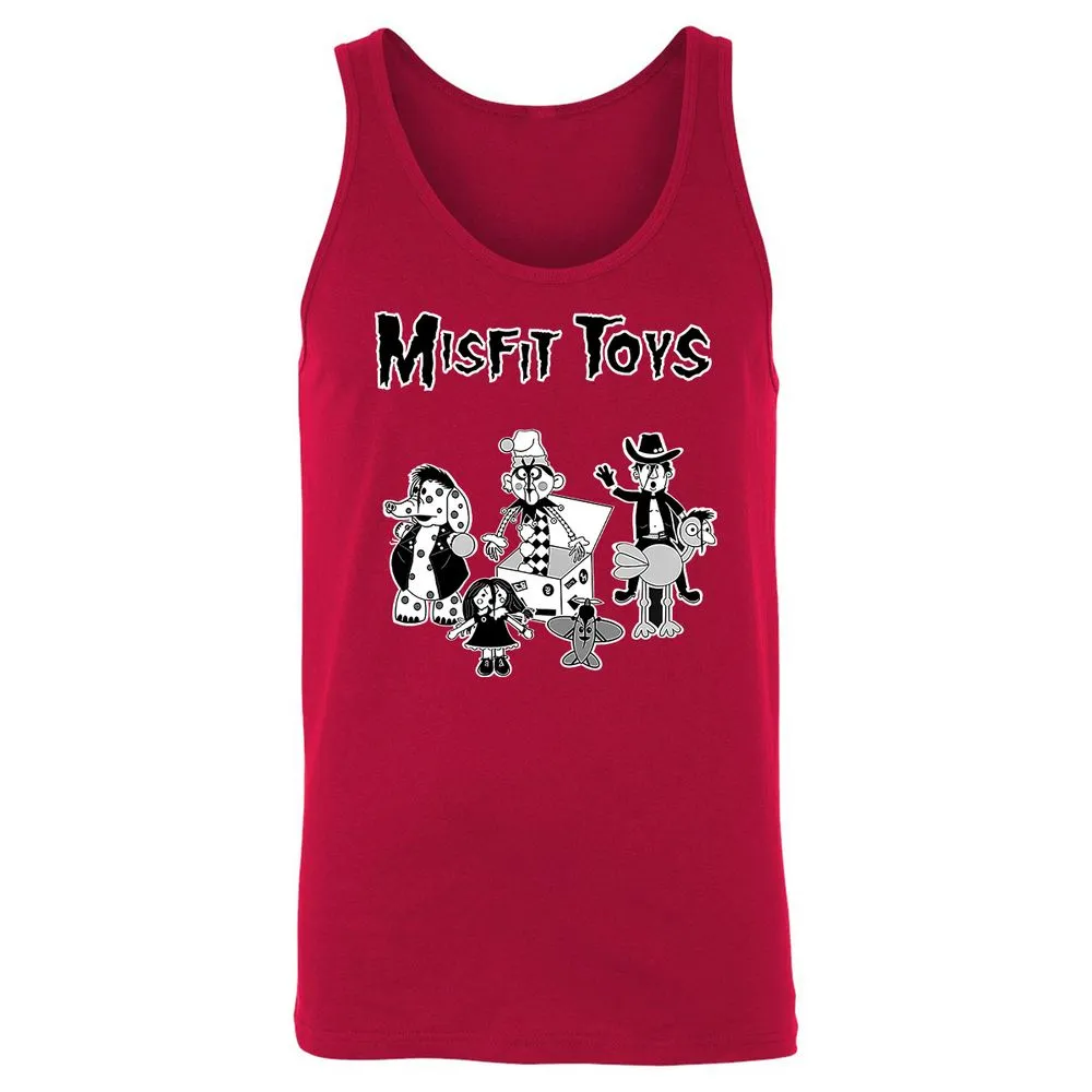 Unisex Jersey Tank - BX7Q4YQA - Red - 11