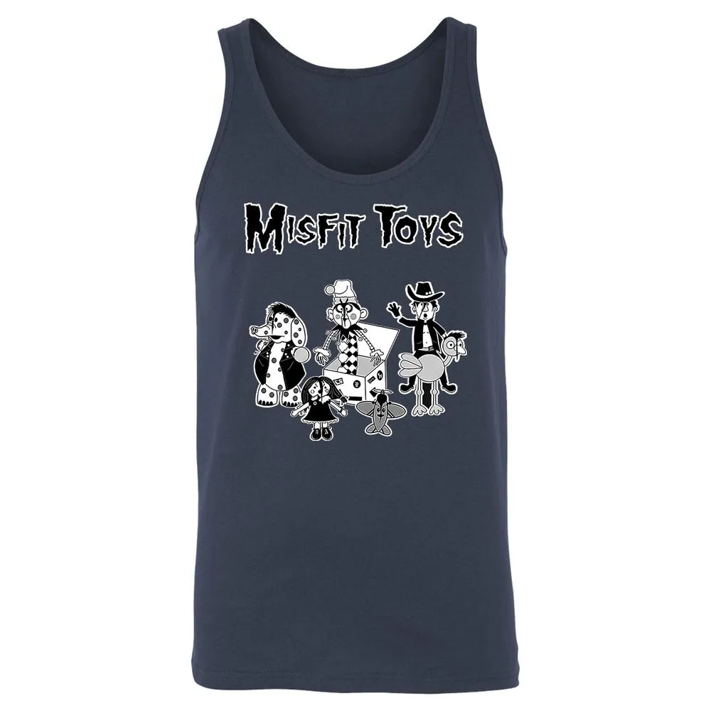 Unisex Jersey Tank - BX7Q4YQA - Navy - 2