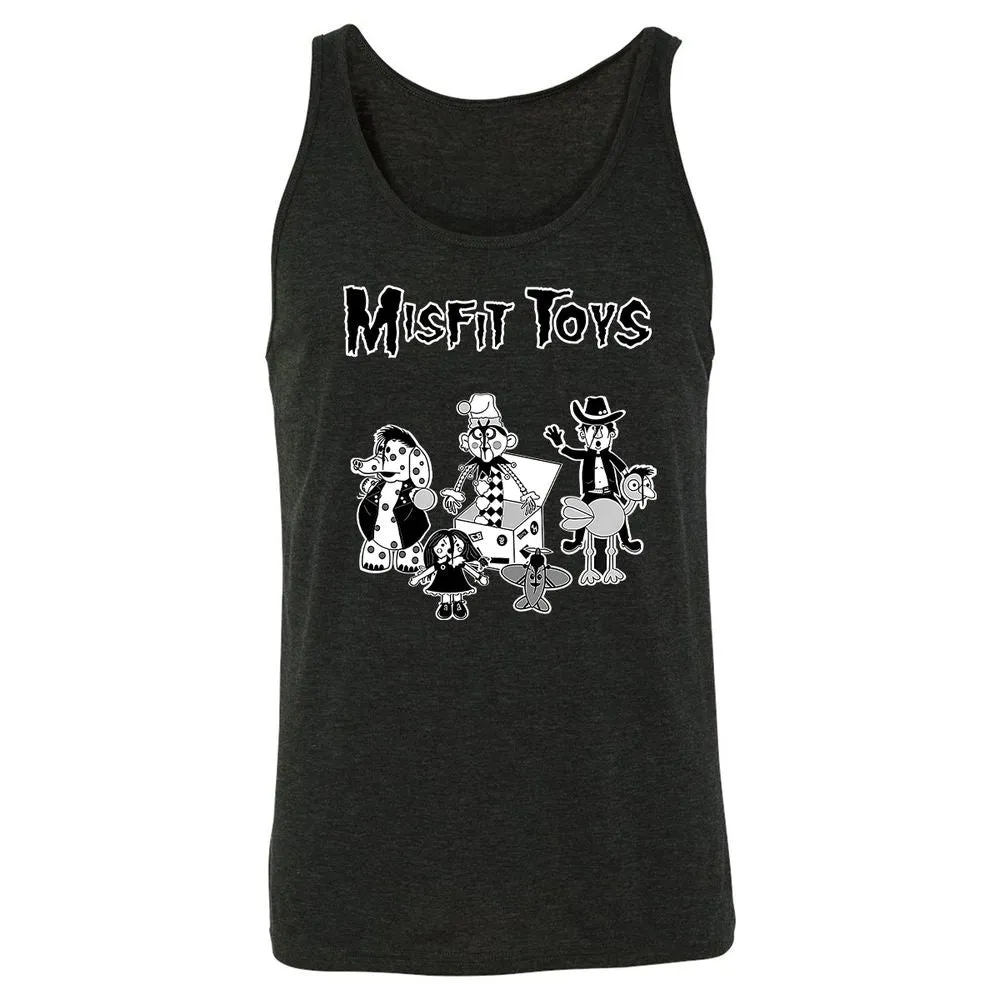 Unisex Jersey Tank - BX7Q4YQA - Charcoal Black Triblend - 5