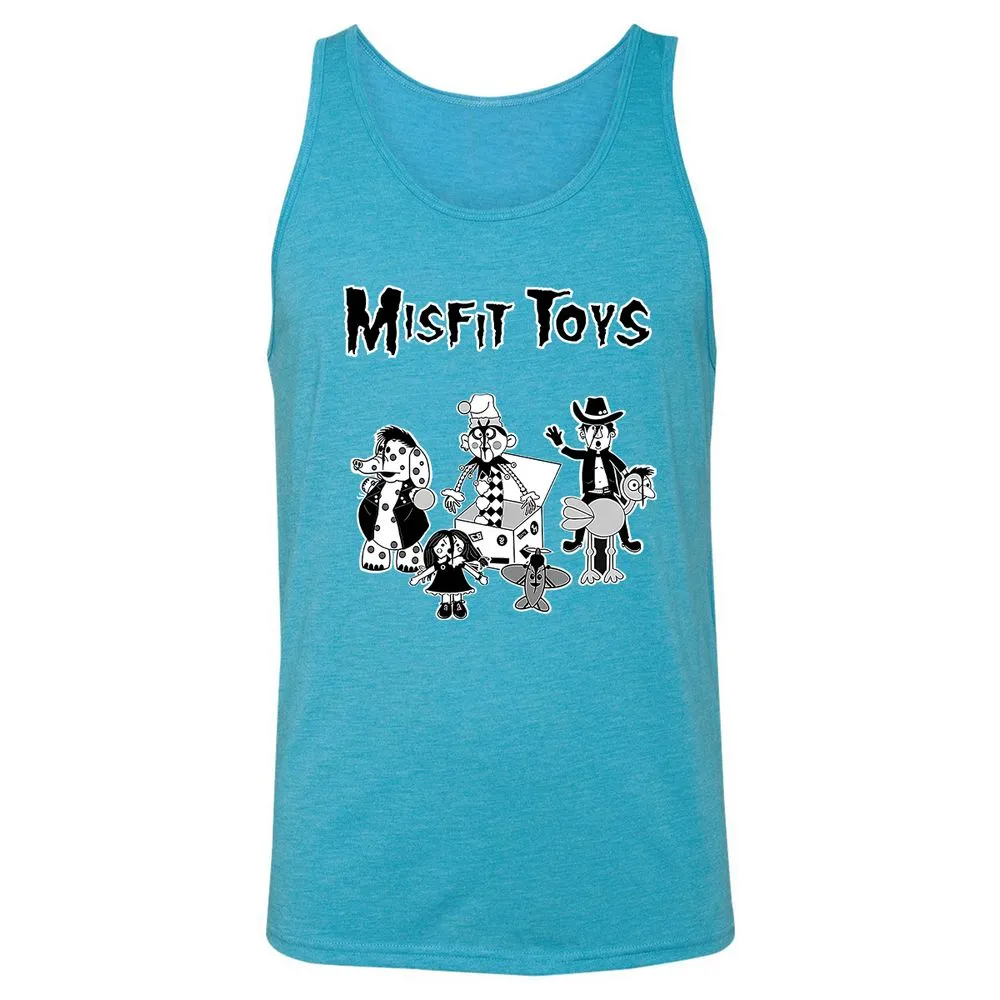 Unisex Jersey Tank - BX7Q4YQA - Aqua Triblend - 3