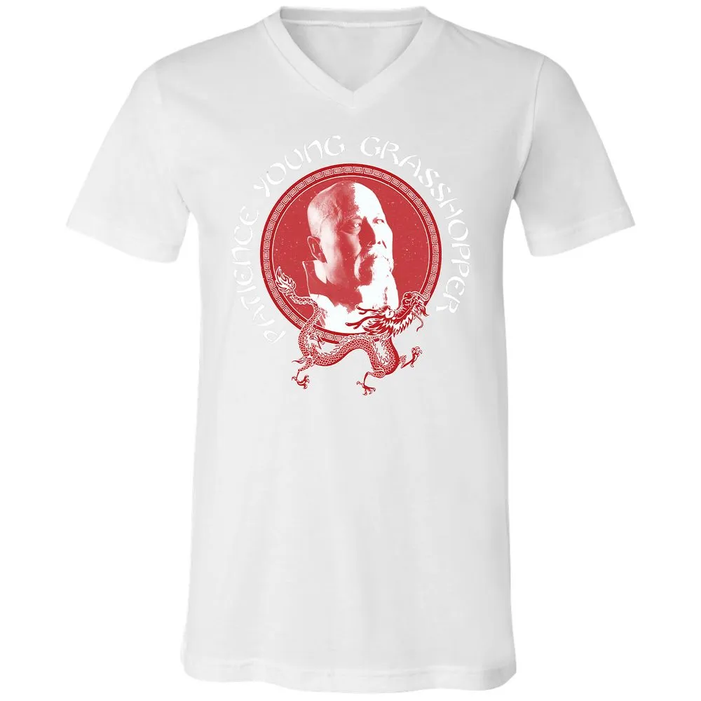 Unisex V-Neck T-Shirt - B97P5EHN - White - 5