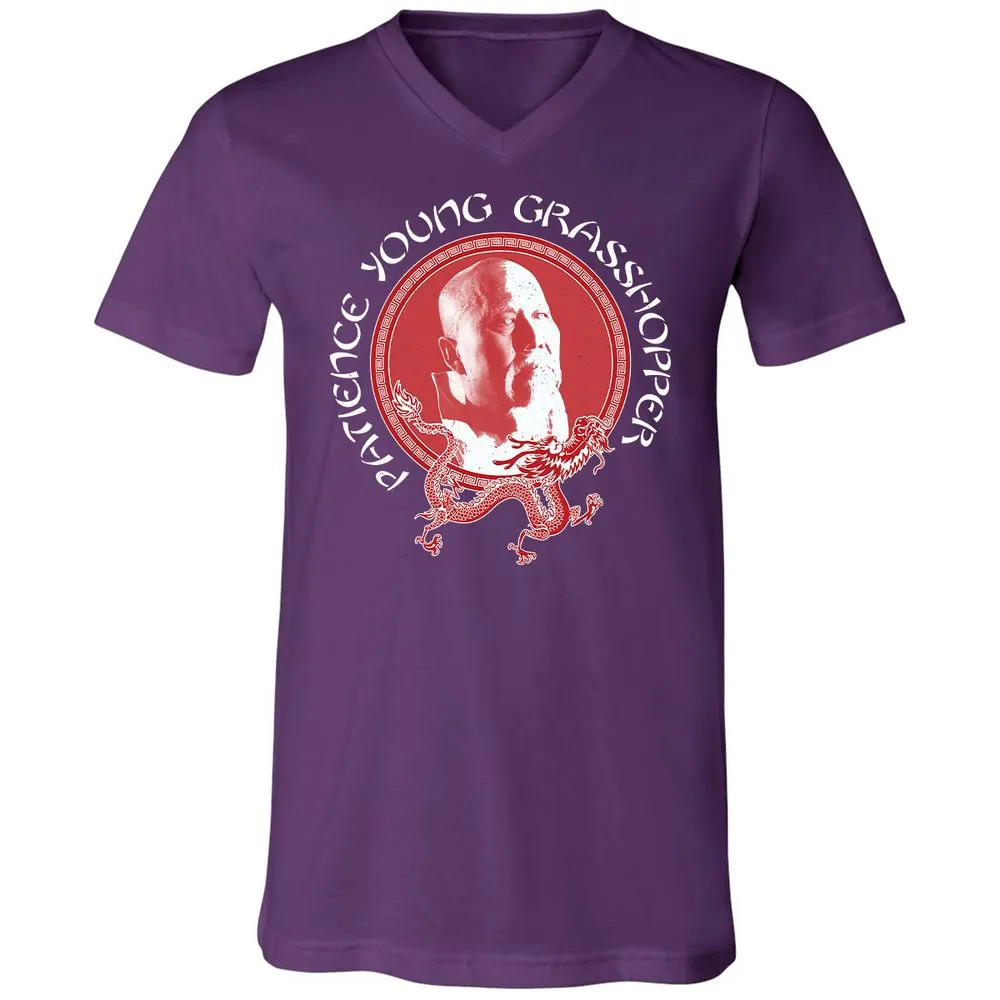 Unisex V-Neck T-Shirt - B97P5EHN - Team Purple - 9