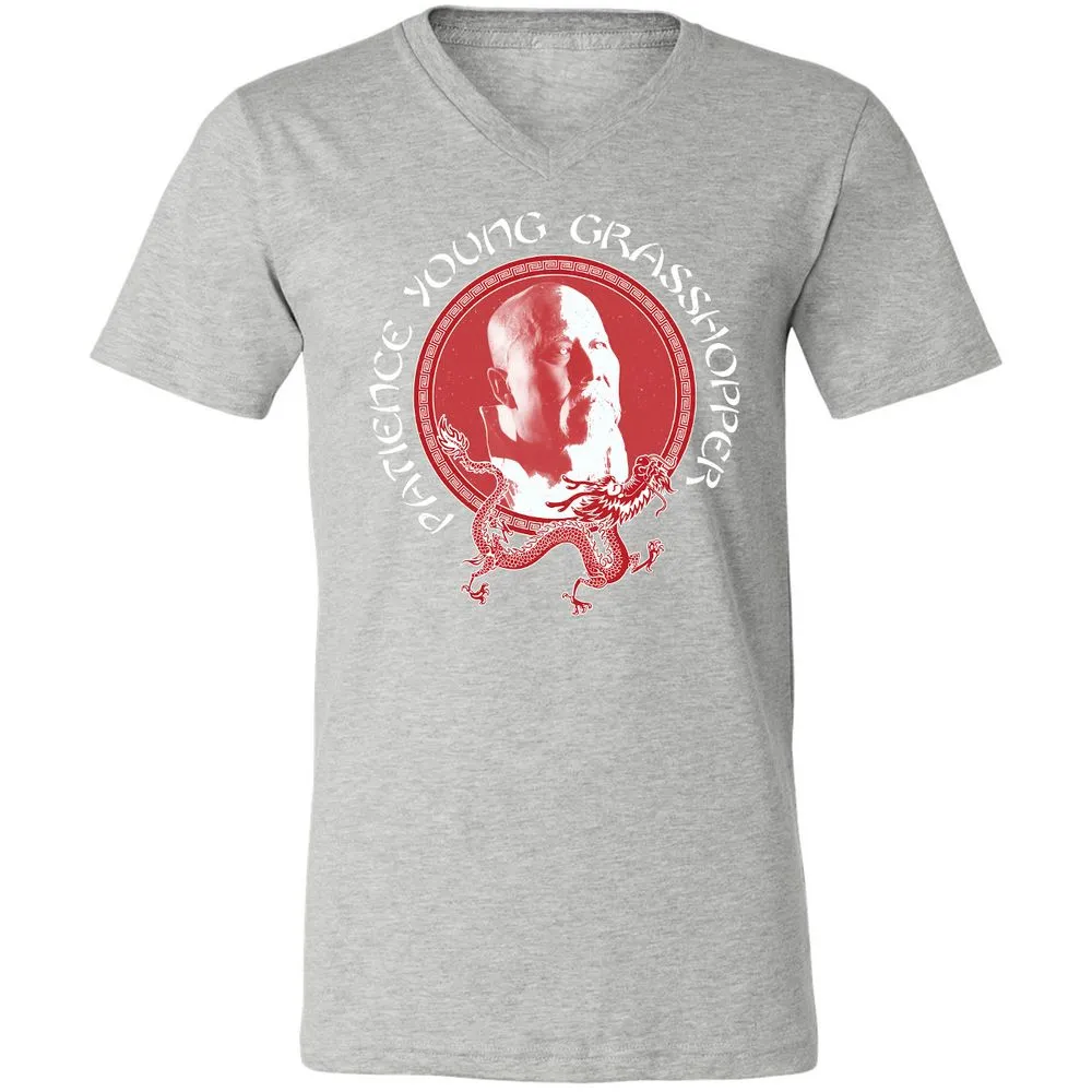Unisex V-Neck T-Shirt - B97P5EHN - Athletic Heather - 7