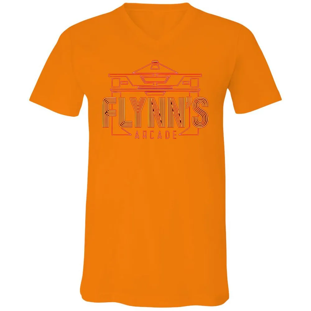 Unisex V-Neck T-Shirt - HP5KPPRW - Orange - 11