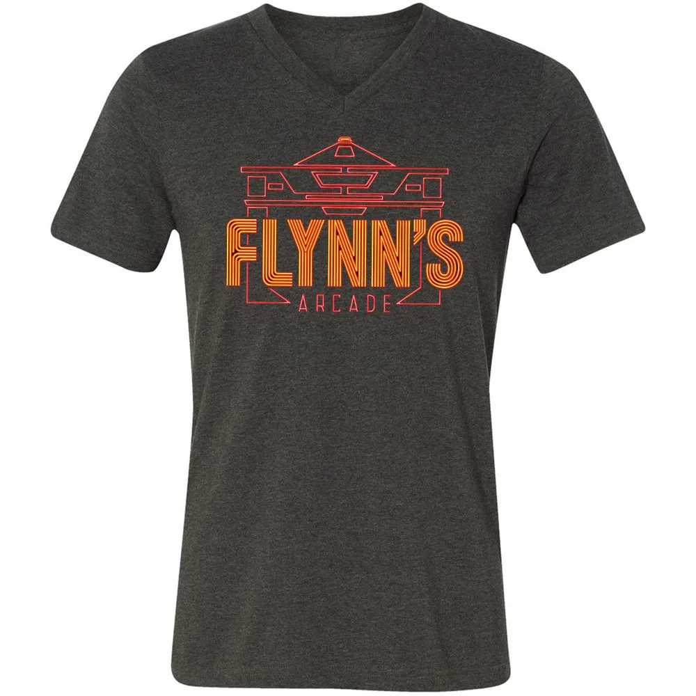 Unisex V-Neck T-Shirt - HP5KPPRW - Dark Grey Heather - 8