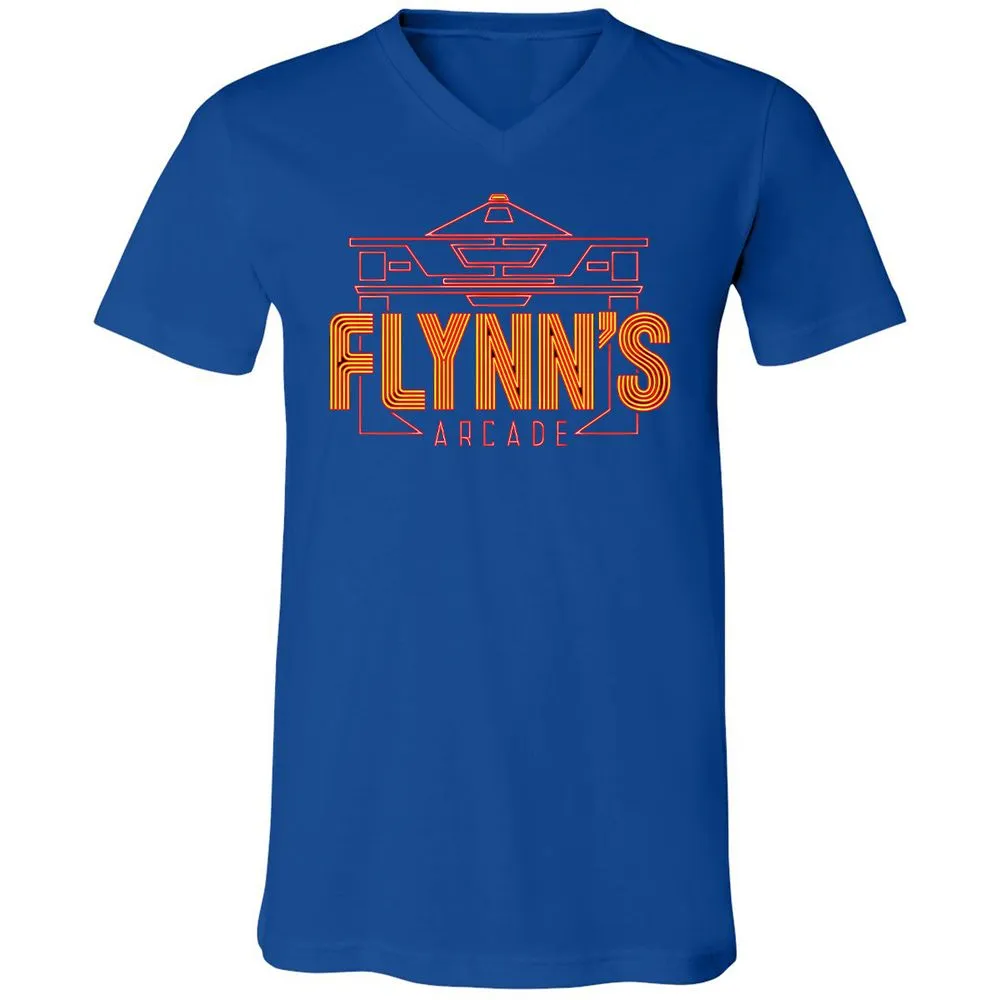Unisex V-Neck T-Shirt - HP5KPPRW - True Royal - 4