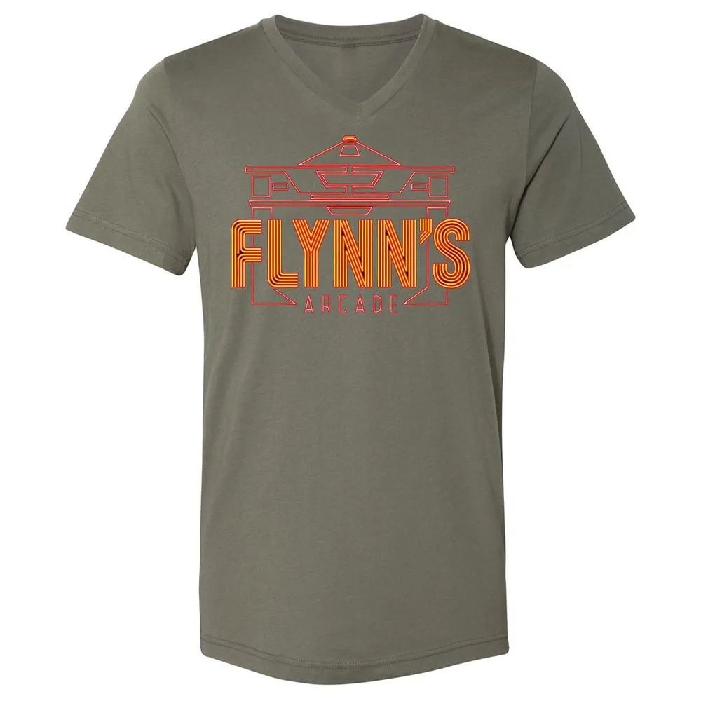 Unisex V-Neck T-Shirt - HP5KPPRW - Military Green - 10