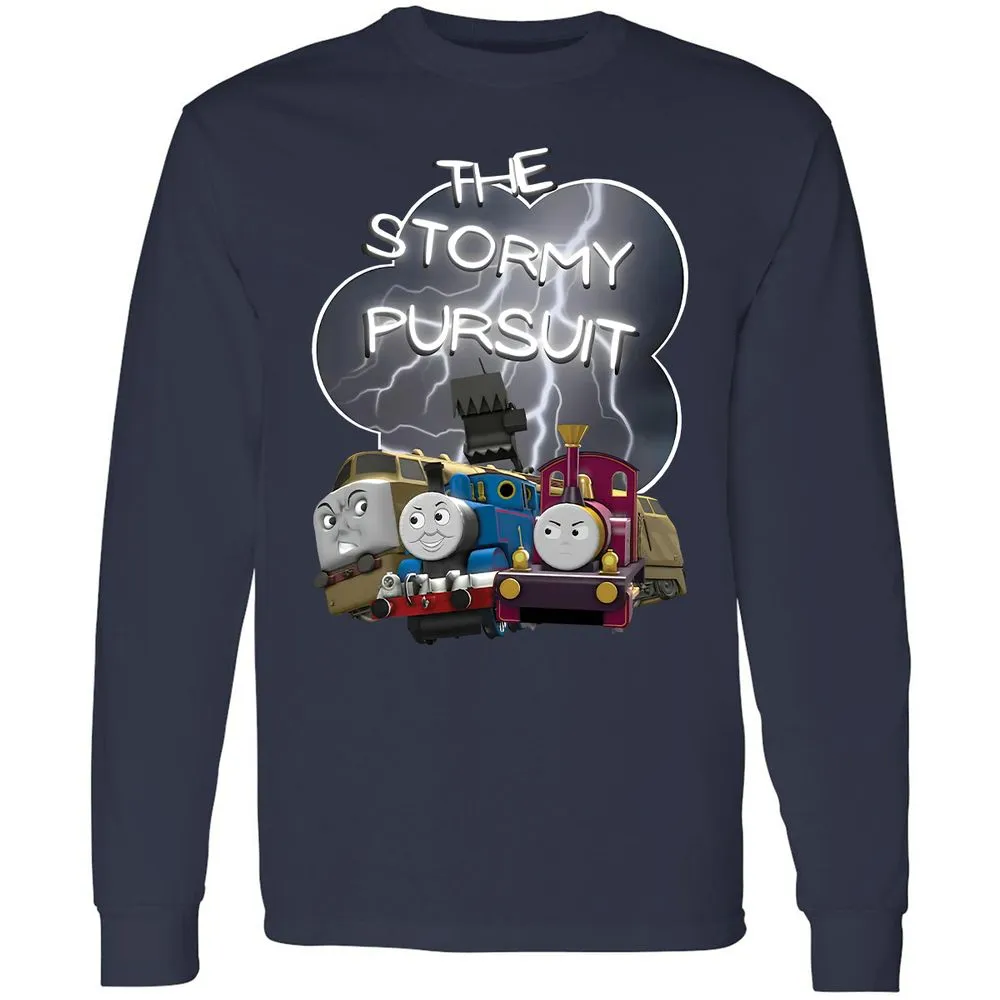Long Sleeve T-Shirt - YUC9FEZK - Navy - 12