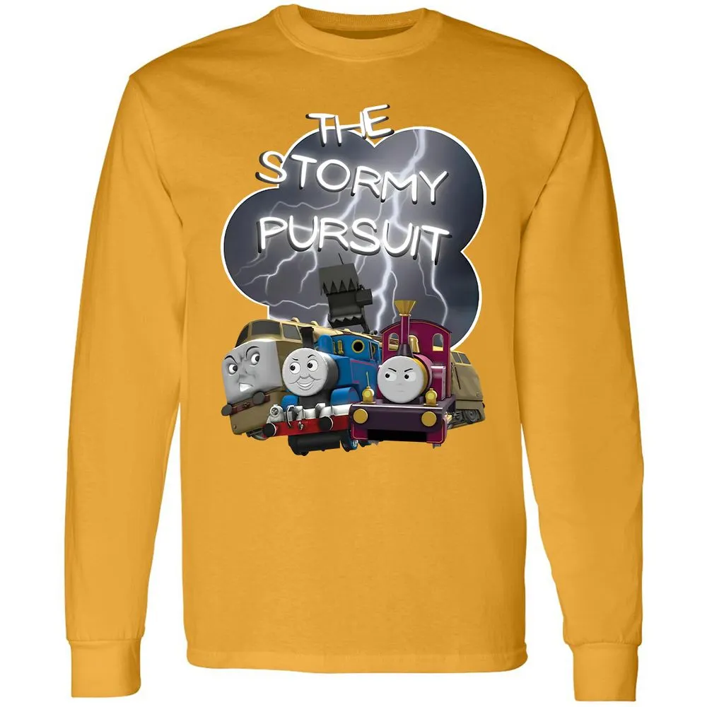 Long Sleeve T-Shirt - YUC9FEZK - Gold - 9