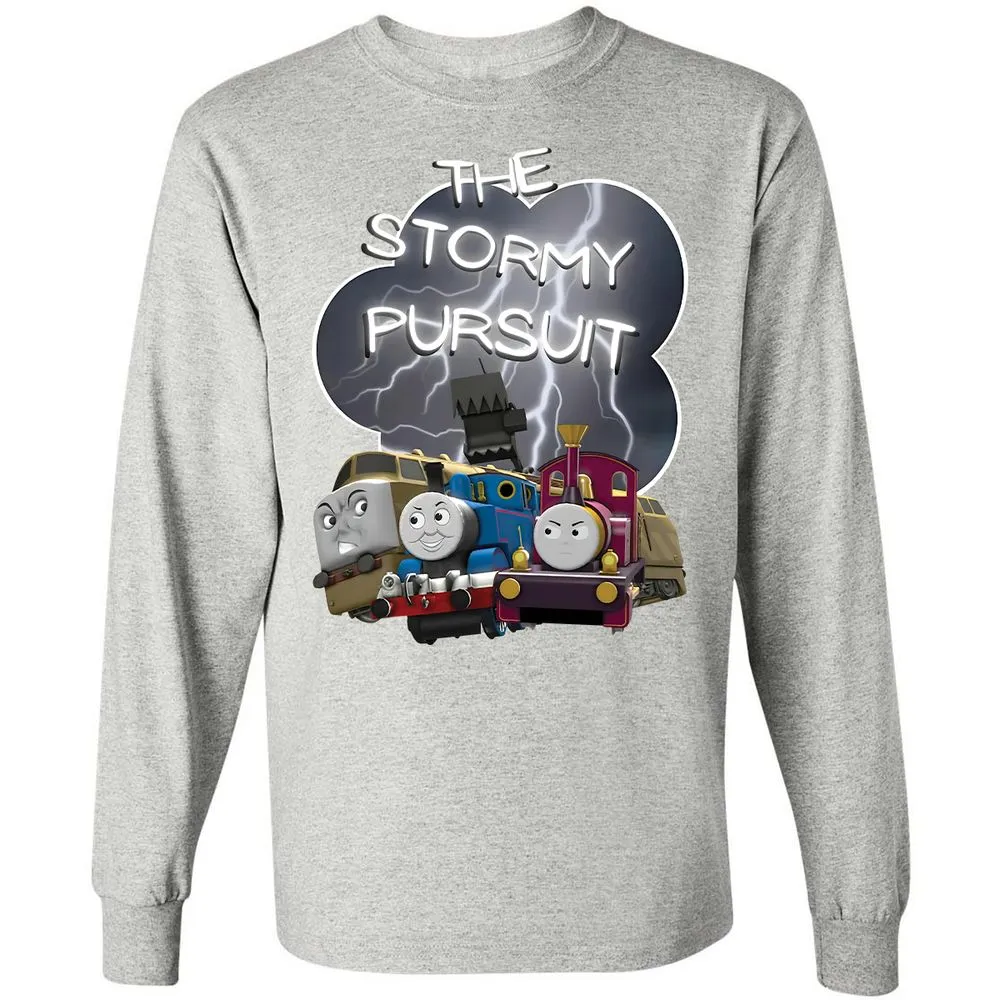 Long Sleeve T-Shirt - YUC9FEZK - Ash - 7