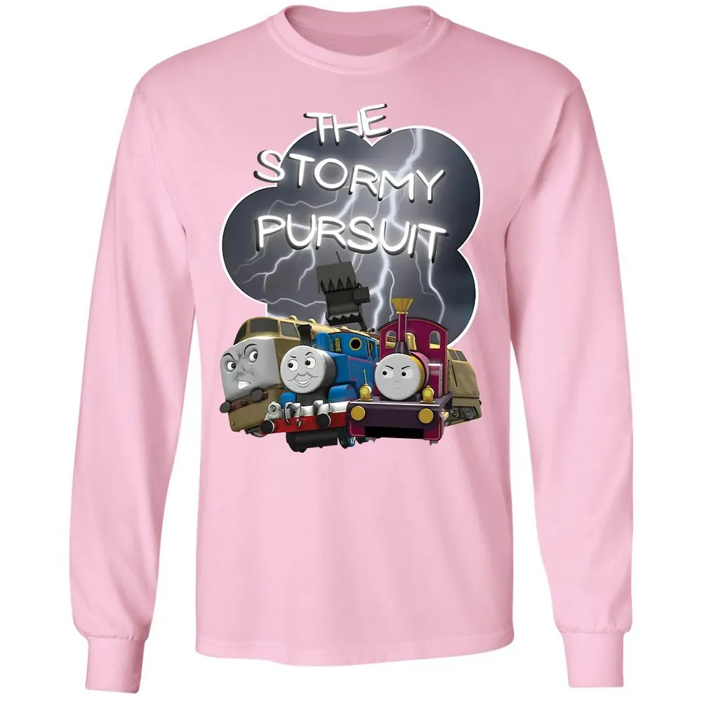 Long Sleeve T-Shirt - YUC9FEZK - Light Pink - 3