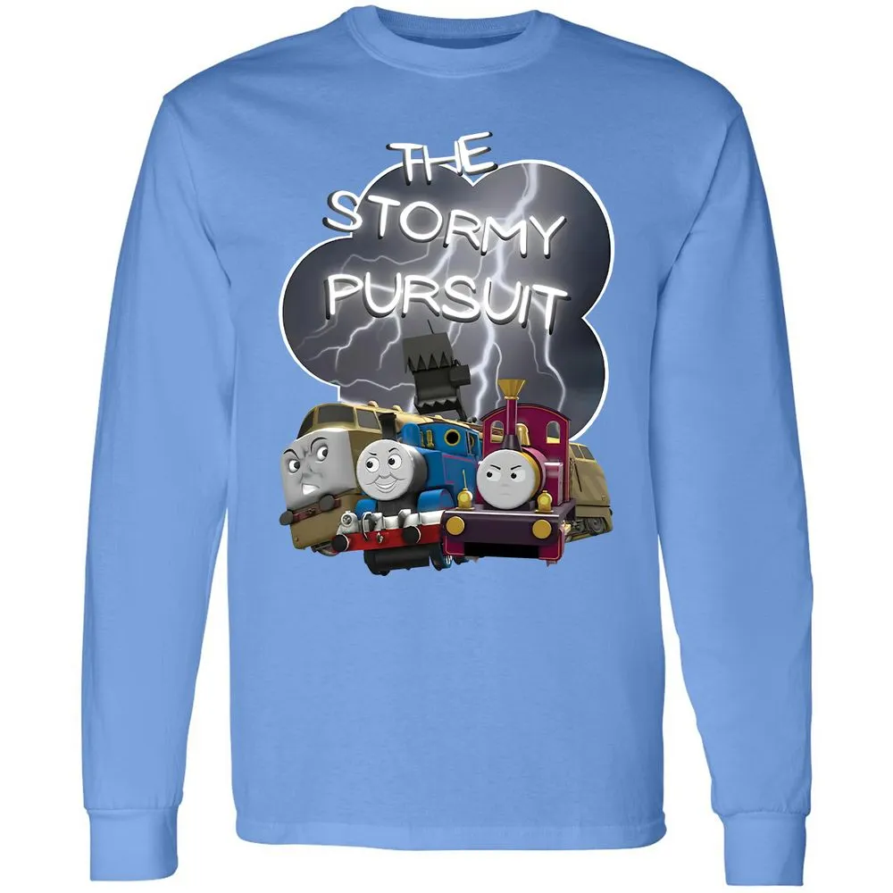 Long Sleeve T-Shirt - YUC9FEZK - Carolina Blue - 2