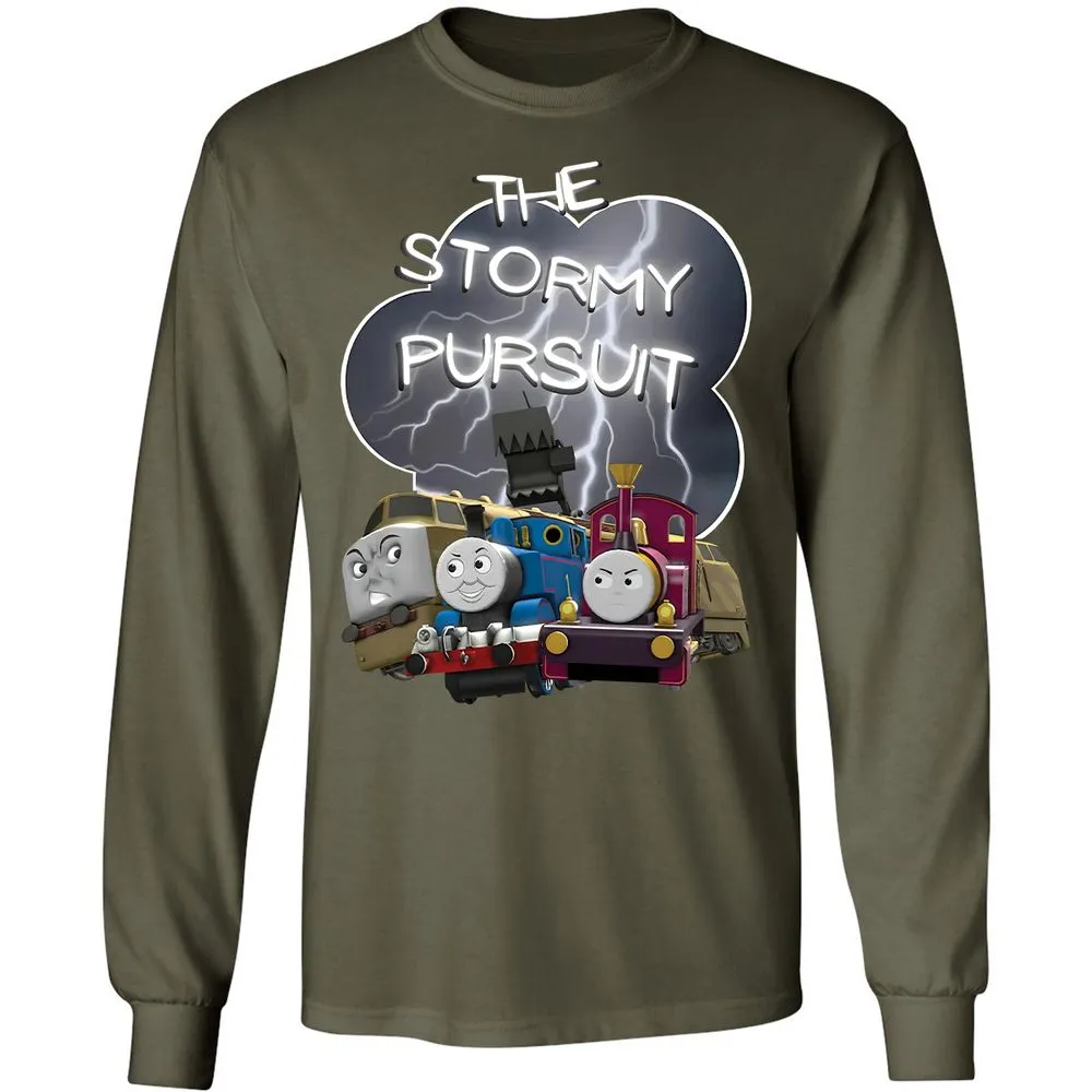 Long Sleeve T-Shirt - YUC9FEZK - Military Green - 7
