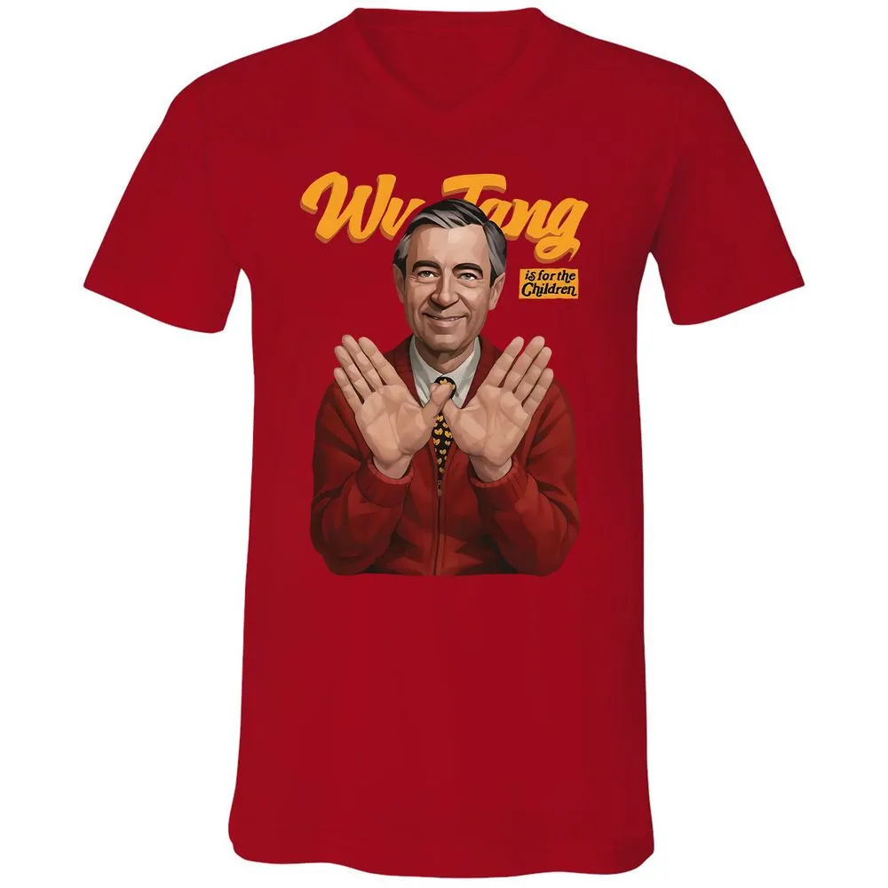 Unisex V-Neck T-Shirt - DML5SPNK - Red - 3