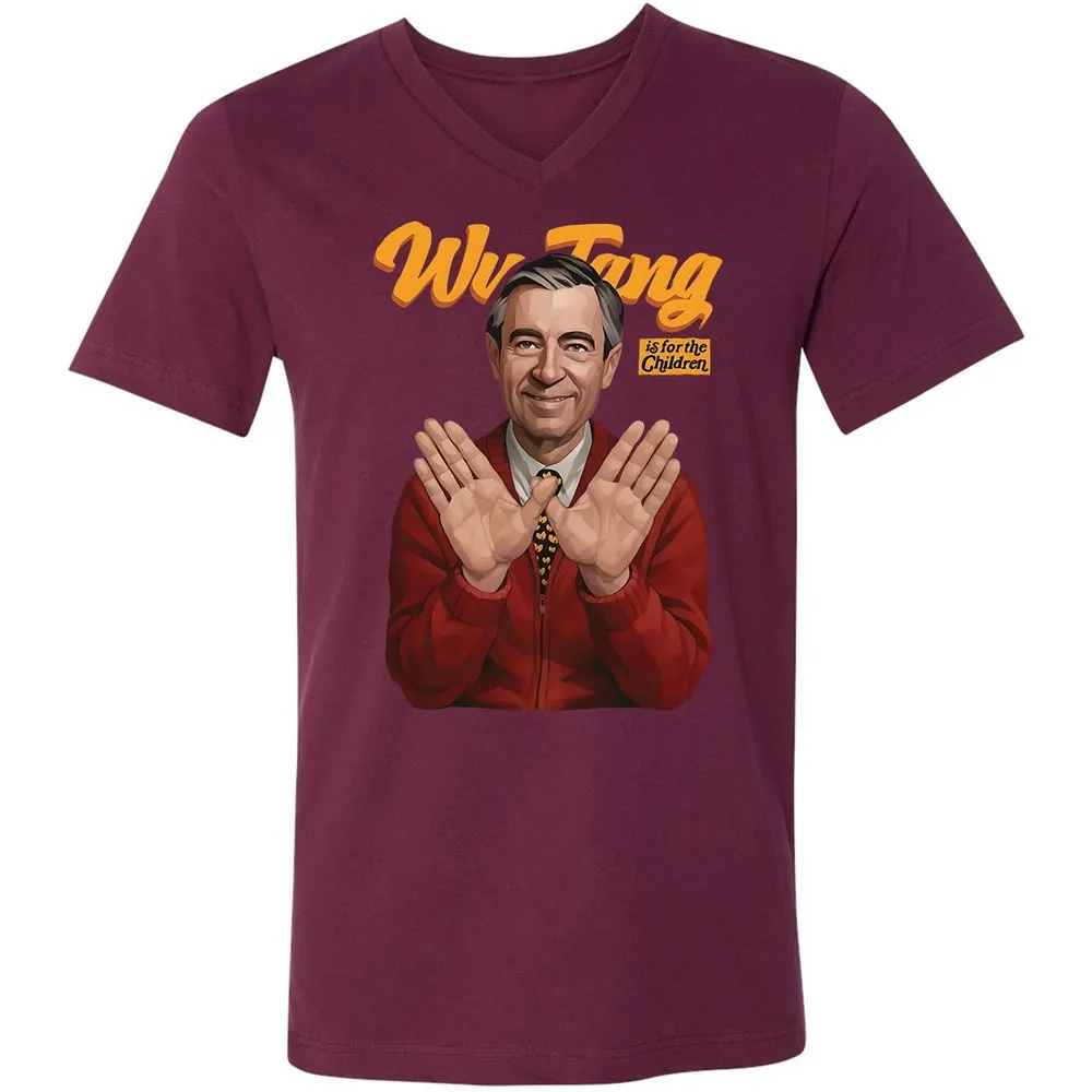 Unisex V-Neck T-Shirt - DML5SPNK - Maroon - 6