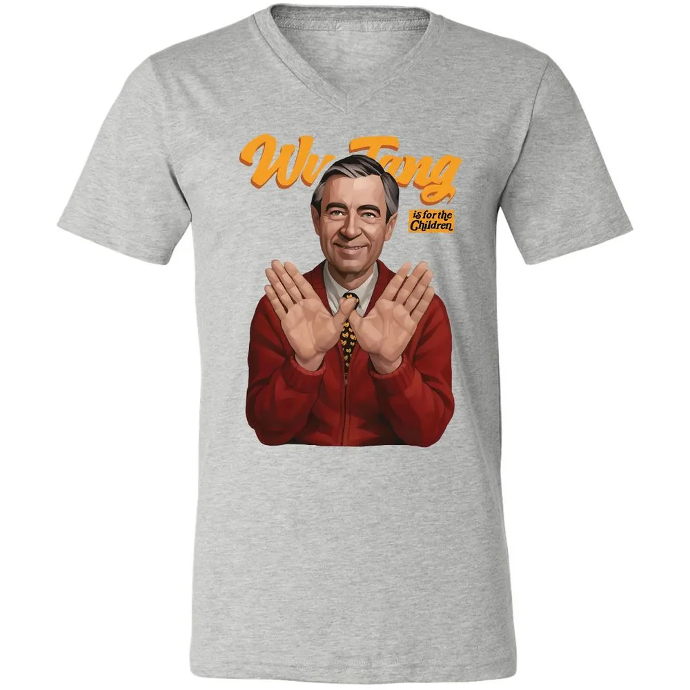 Unisex V-Neck T-Shirt - DML5SPNK - Athletic Heather - 7