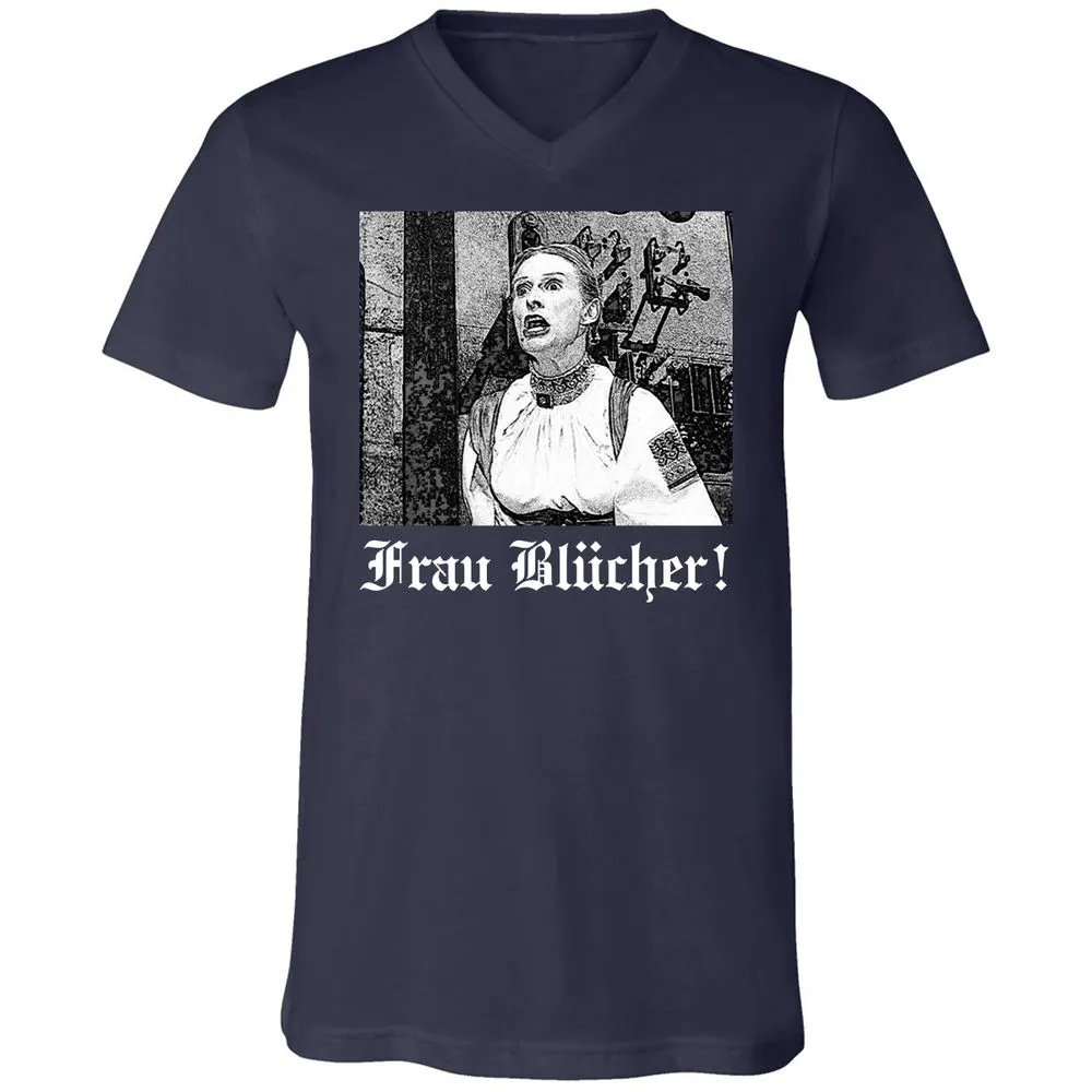 Unisex V-Neck T-Shirt - HQ9KY4Y8 - Navy - 2