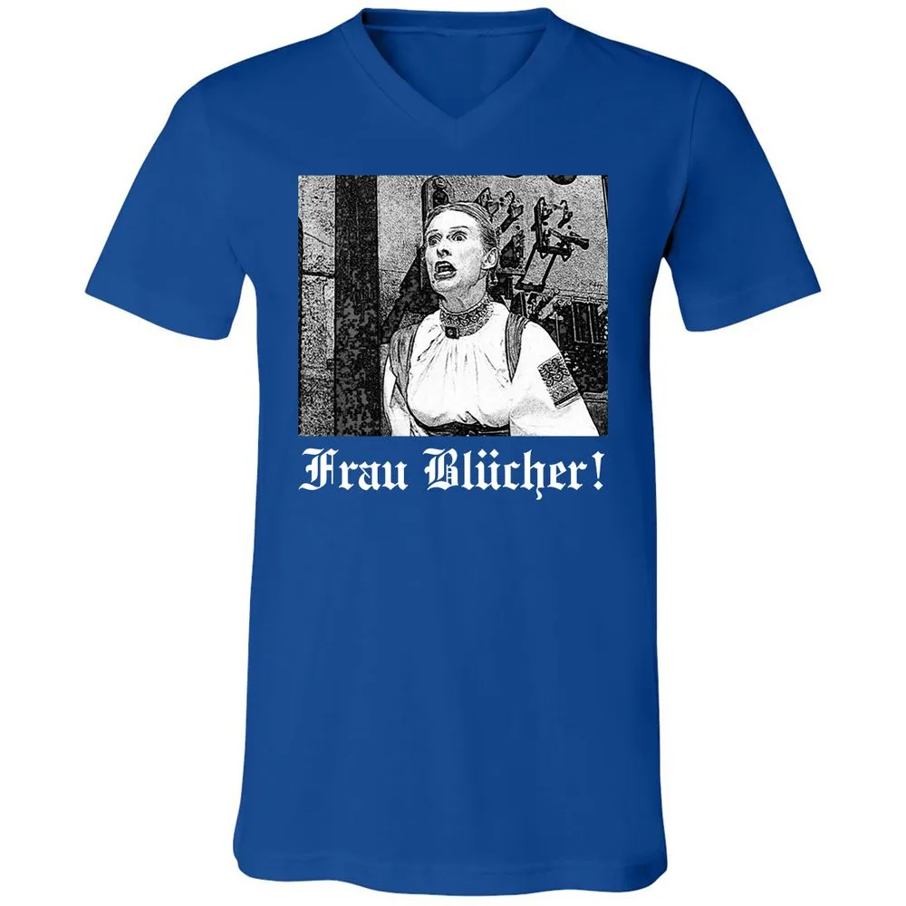 Unisex V-Neck T-Shirt - HQ9KY4Y8 - True Royal - 4