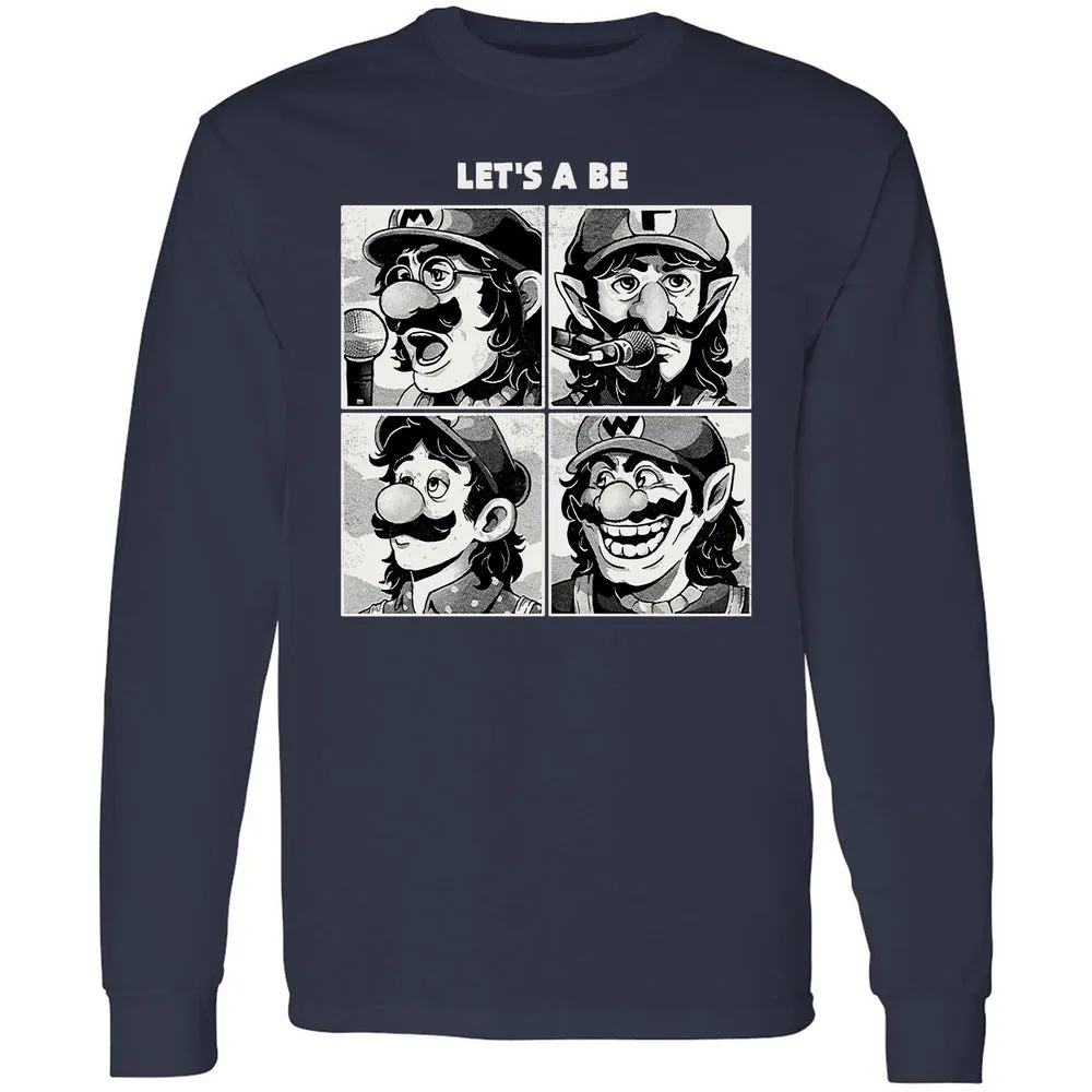 Long Sleeve T-Shirt - 6FPQF9XJ - Navy - 2