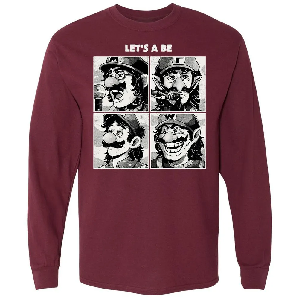 Long Sleeve T-Shirt - 6FPQF9XJ - Maroon - 11