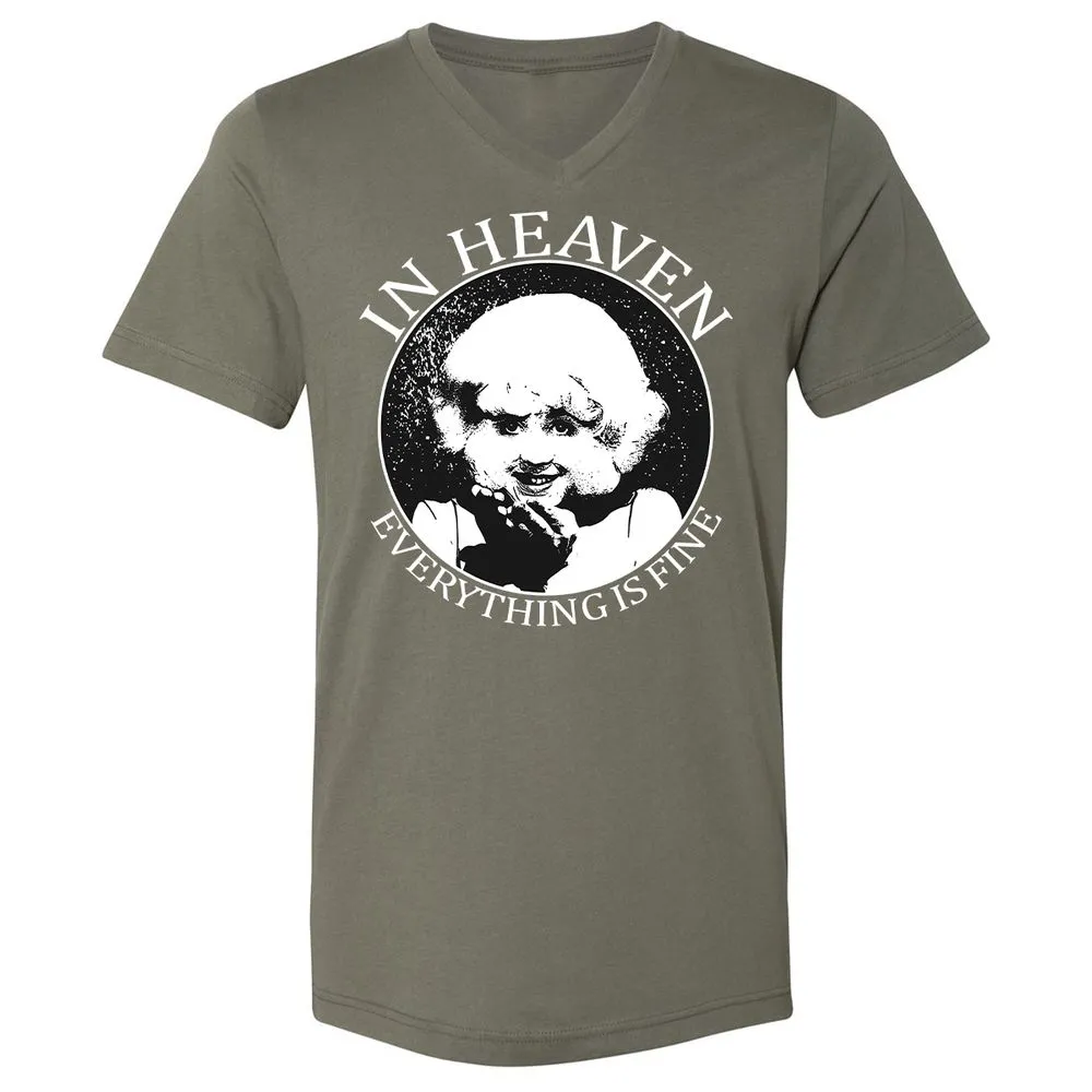Unisex V-Neck T-Shirt - YA3CJN1B - Military Green - 10