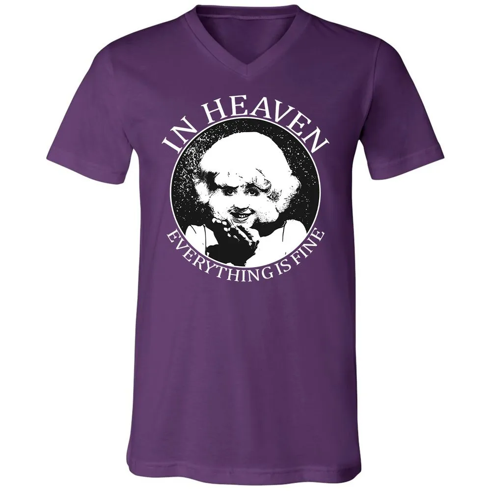 Unisex V-Neck T-Shirt - YA3CJN1B - Team Purple - 9