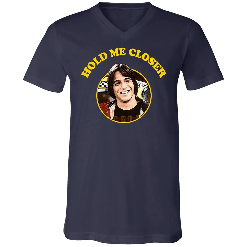 Unisex V-Neck T-Shirt - 4JC3JY5W - Navy - 2