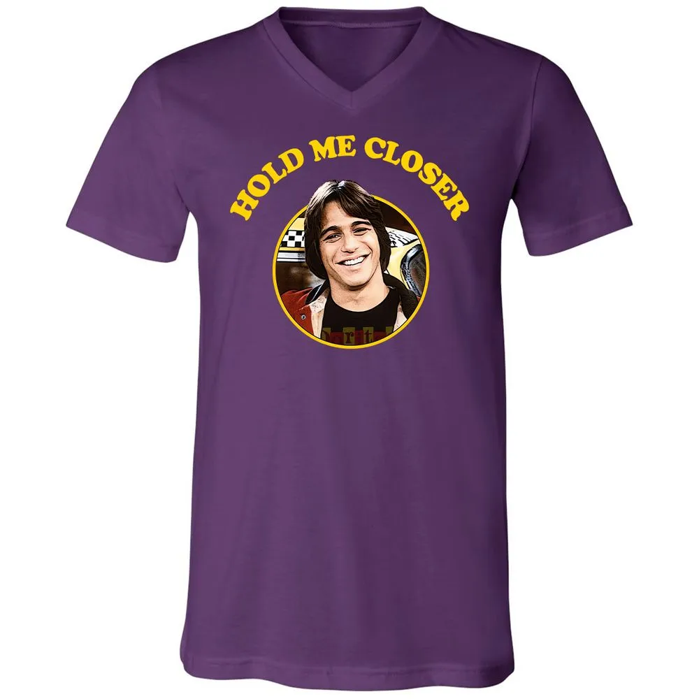 Unisex V-Neck T-Shirt - 4JC3JY5W - Team Purple - 9