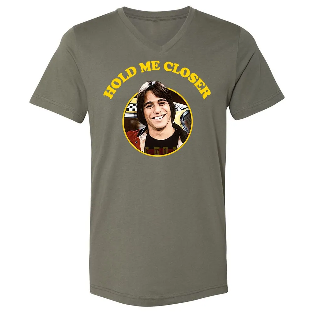 Unisex V-Neck T-Shirt - 4JC3JY5W - Military Green - 10
