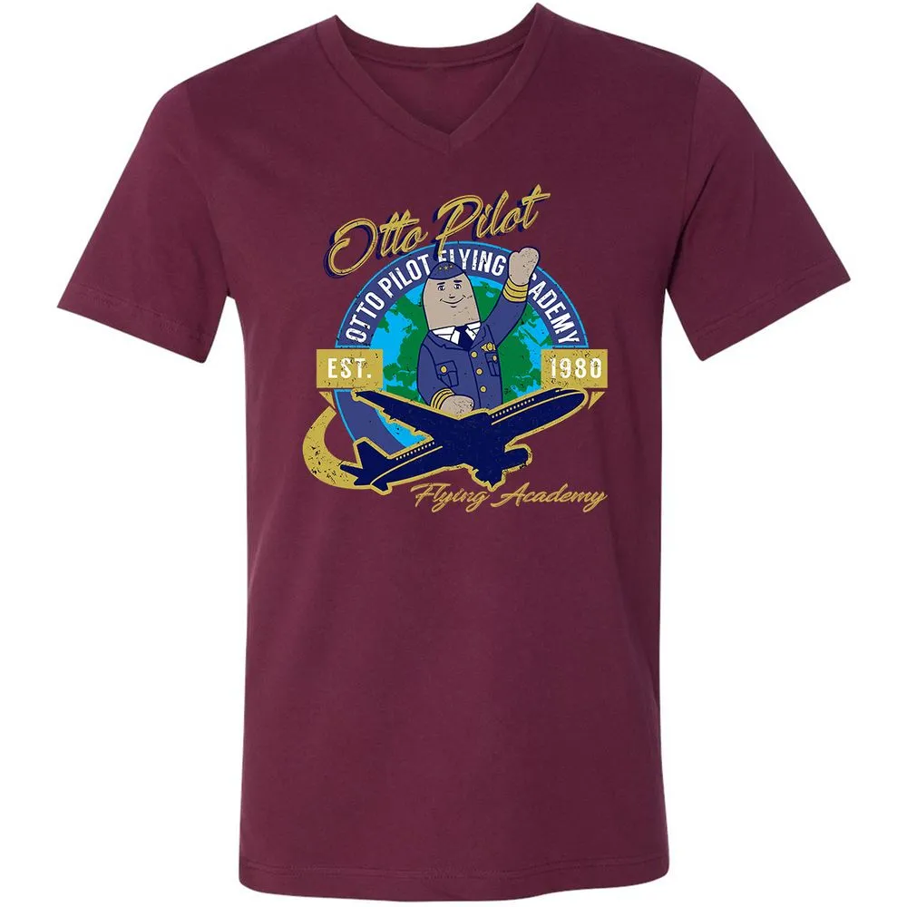 Unisex V-Neck T-Shirt - SV6BBU42 - Maroon - 6